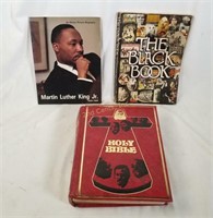 Black Heritage Bible & More Lot Mlk Picture Bio
