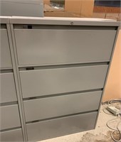 STEELCASE 36" - 4 DRAWER LATERAL FILE
