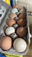 3 Doz Assorted Size & Color Eating Eggs