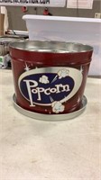 Popcorn tin bucket