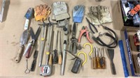 Miscellaneous tools with gloves