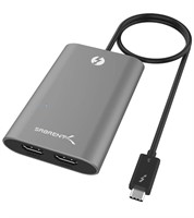 New Sabrent Thunderbolt 3 to Dual HDMI 2.0