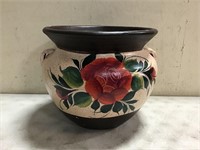 Handpainted Clay Pot