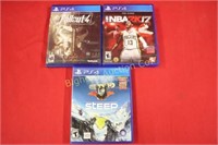PS4 Games: 3pc lot