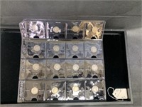 Sixteen Silver Dimes, various years and Grades