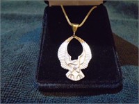 STERLING EAGLE NECKLACE