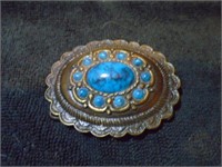 TURQUOISE BELT BUCKLE