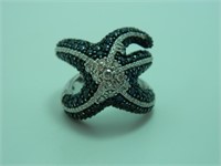 House of Khan Sapphire Diamond Ring