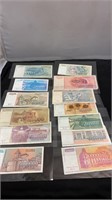 Old yugoslavia currency Set