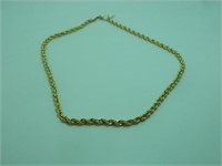 Large Yellow Gold Rope Chain