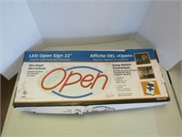 LED Open Sign 22"