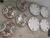 Vintage Gold Trimmed Plates - Collectible