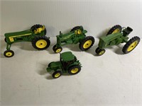John Deere Ertl Tractors lot of 4