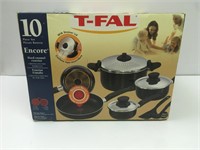 New T-Fal Pots & Pans 10 Piece Set -  Sealed