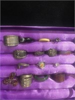 Collection of (15) Costume Jewelry Rings