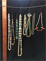 Lot of (8) Costume Jewelry Necklaces