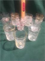 Collection of Clear Glass Tumblers