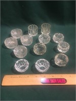 Individual Salts - Most are Cut Glass