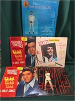 ELVIS - (5) LP’s - See pictures for details