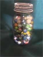 Marbles - Quart Fruit Jar Full
