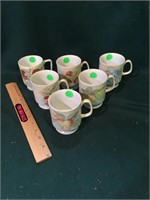 Hand painted coffee cups - Each is signed