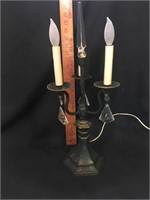 Table Lamp, (3) Arm Electric Candelabra