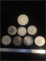 Mexican Coins - (1) Cinco Peso, 1951,