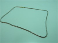 Large Mens White gold Chain