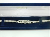 4 1/5 CTW Platinum & Diamond Bracelet w /Appraisal