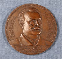 1887 Bronze Treasury Medal, Daniel Manning