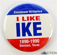 I Like IKE Eisenhower Pinback Button