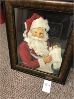 Framed Santa Check List ( (21" W x 25" Tall)