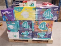 Pallet of Diapers & Pull Up's