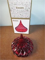 Kisses Red Candy Dish