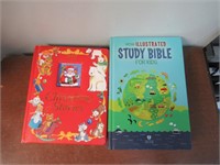 Kids Christmas Stories Book and a Study Bible