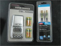 SUPER CHARGER & USB CABLE