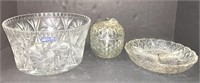 Glass Bowls & Jar