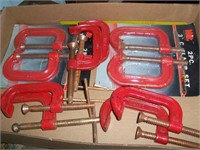 (10) c clamps