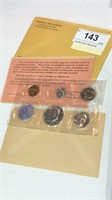 1964 P Uncirculated Coin Set 5 Coins