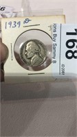 1939 D War Nickel