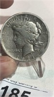 1921 P Rare Peace Silver $1 Dollar Coin
