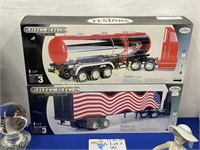 TWO TESTORS TRACTOR TRAILERS 1:28 SCALE