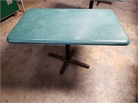48'' x 30'' Green Dinning Table