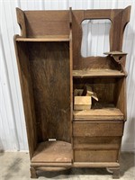 Wood dresser Measures approximately 37" L x 12