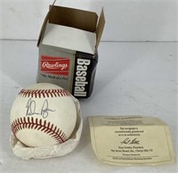 Nolan Ryan autograph Baseball w/ COA