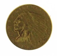 1915 Indian Head $2.50 Gold Quarter Eagle