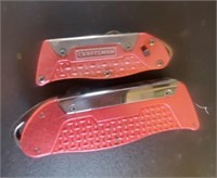 2pc Red Pocket Knives