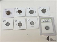 Indian Head Pennies, Buffalo Nickel, Dimes