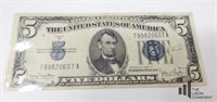 1934-D Blue Seal Silver Certificate $5