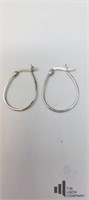 Pair of .925 Hoop Earrings